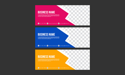 Naklejka premium Amazing Facebook Cover Design