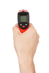 Thermometer for diagnostic in hand
