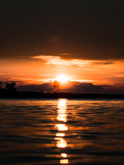 Fototapeta premium sunset over the Baltic sea