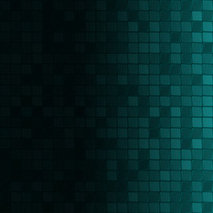 Abstract background of small squares in light blue colors with horizontal gradient