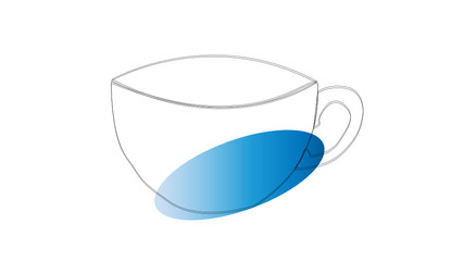 Blue cup
