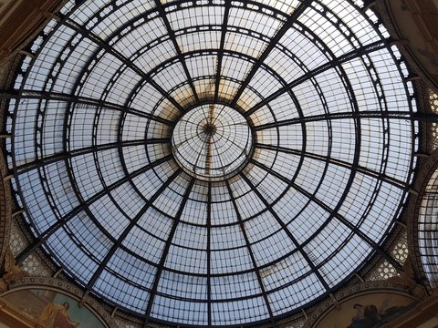 Einkaufszentrum in Mailand in Italien (Viktor-Emanuel-Galerie)