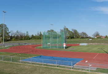 soccer pitch closed due to lockdown virus no one training basingstoke running track
