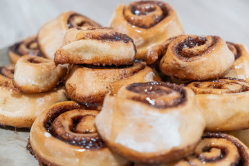 Repostería rollos de canela