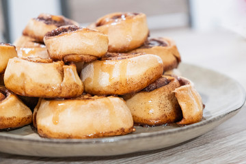 Repostería rollos de canela