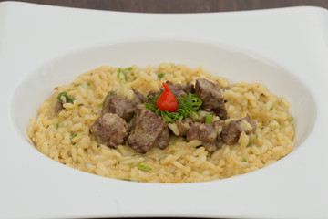 Fillet risotto