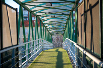 PUENTE SOBRE VIA DEL TREN SALAMANCA MARZO 2019