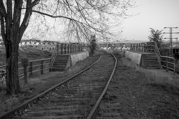 VIA DE TREN ABANDONADA EN SALAMANCA