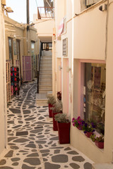 Enge Gasse in Naxos