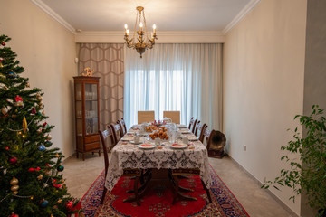 Christmas table decoration