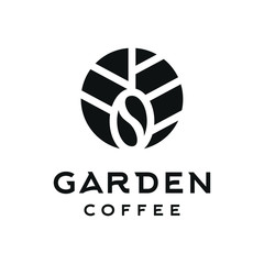 coffee and garden logo inspiration