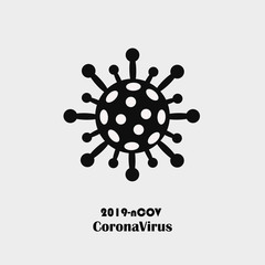 Vector illustration of coronavirus and public health risk disease and flu outbreak. Medical concept of a pandemic with dangerous cells.