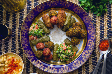Arabic and middle eastern food.
