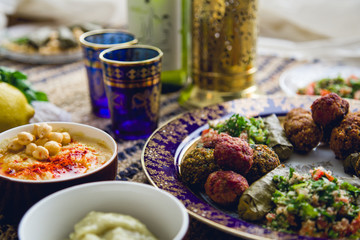Arabic and middle eastern food.