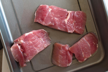 Chopped meat for baking