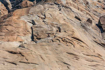 Below El Capitan in Yosemite National Park, California