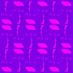 Beautiful of Colorful Leaf, Repeated, Abstract, Illustrator Floral Pattern Wallpaper. Image for Printing on Paper, Wallpaper or Background, Covers, Fabrics