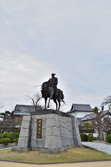 今治城「藤堂高虎の像」　愛媛県今治市