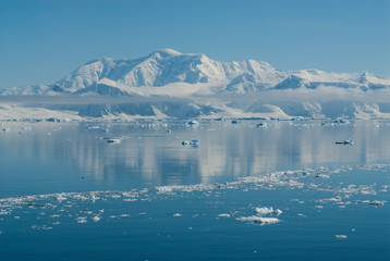 Antarctic mountainous landscape, Deception Island