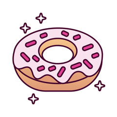 sweet donut detailed style icon