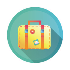 suitcase travel detailed style icon