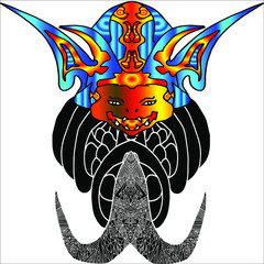 cartoon character.vector illustration