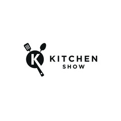 spoon fork and kitchen equipment logo inspirations