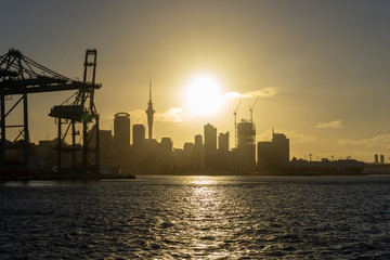 Obraz premium オークランドの夕景