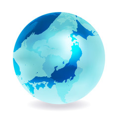 地球　世界　地図　アイコン