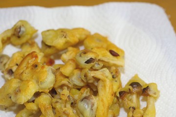 シメジの天ぷら