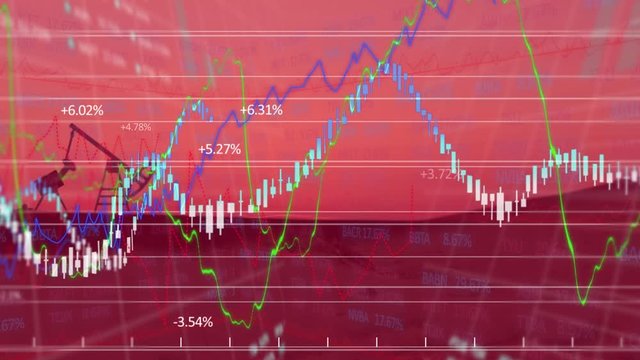 Animation of stock market display