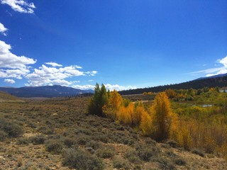 Beautiful mountain views on colorado state