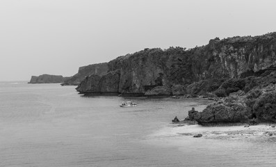 Okinawa cliff