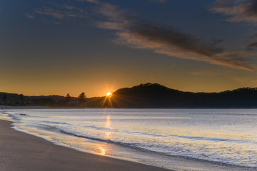 Light Cloud Sunrise Seascape