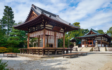 Shikichi-jinja Shrine (Wara-tenjin). Kyoto. Japan