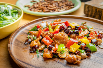 Stir fried Chicken with cashew nuts