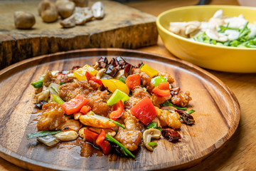 Stir fried Chicken with cashew nuts