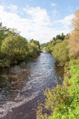 Fototapeta na wymiar Whiteadder River in Scotland
