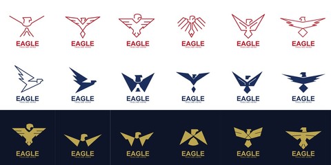 Set of Eagle logo