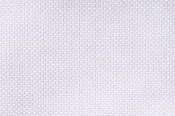 Fototapeta na wymiar White cotton fabric texture background, seamless pattern of natural textile. Hessian surface