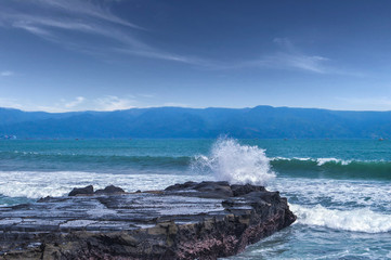 Pelabuhan Ratu Beach, Sukabumi, Indonesia