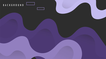 Wavy, Wave Shape with Purple, Violet Color. Background Template Design Graphic Vector EPS10