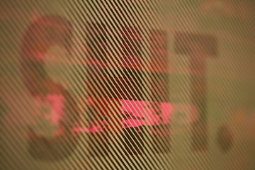 abstract painting saying shit