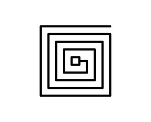 Chip line icon.