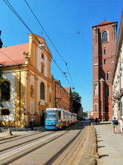 105NWr tram in Wrocław