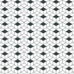 Abstract geometric repeat background vector illustrator.pattern in swatches