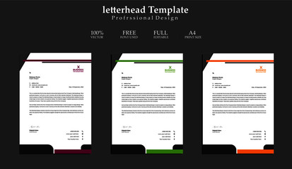 Letterhead Design Template