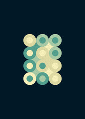 Colour Dots Universe Logo art design illustration