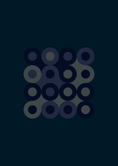 Colour Dots Universe Logo art design illustration