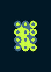 Colour Dots Universe Logo art design illustration